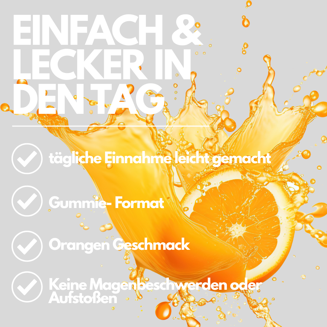 Kurkuma + Ingwer + Schwarzer Pfeffer Gummies - 60 Stk.