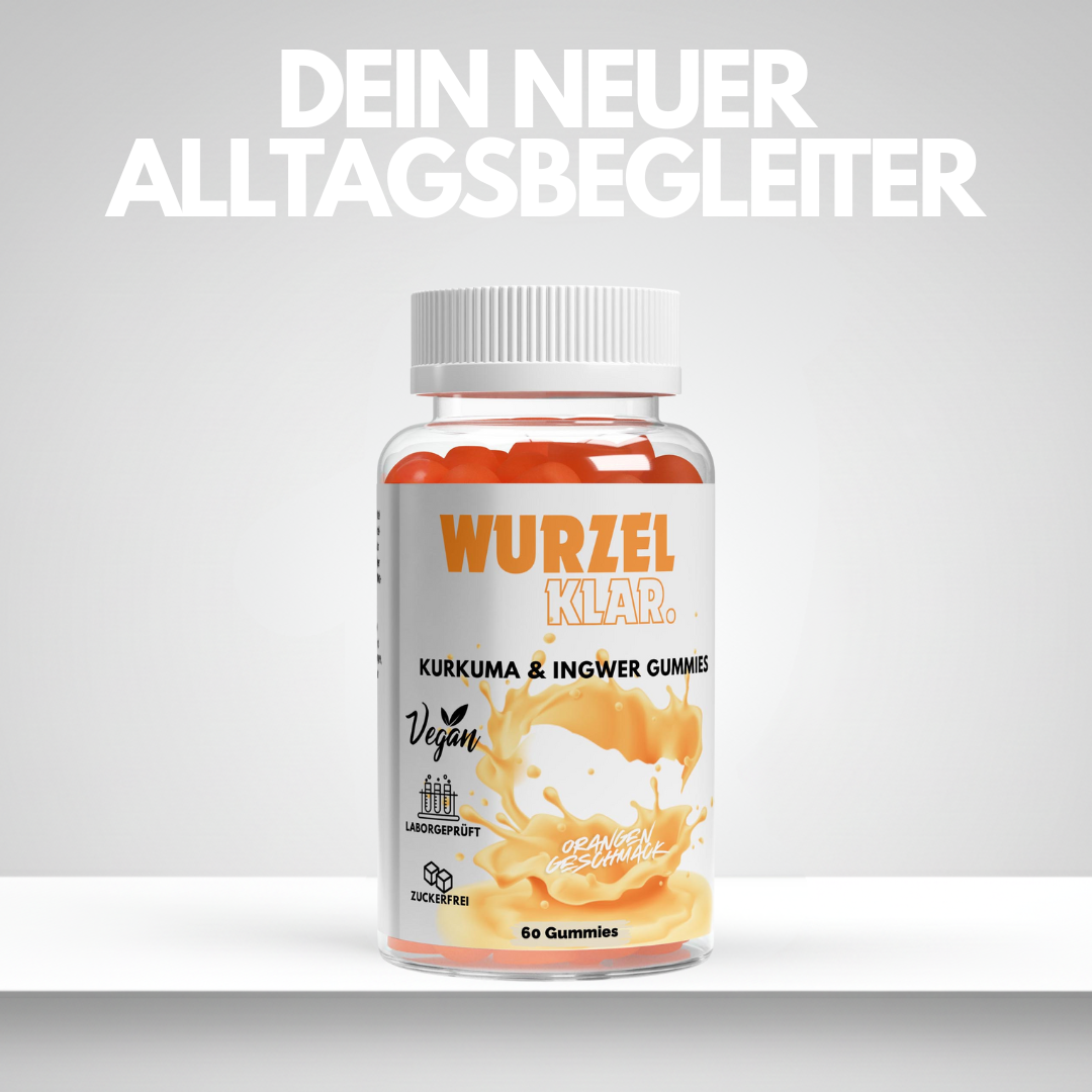Kurkuma + Ingwer + Schwarzer Pfeffer Gummies - 60 Stk.