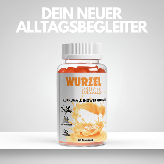 Kurkuma + Ingwer + Schwarzer Pfeffer Gummies - 60 Stk.